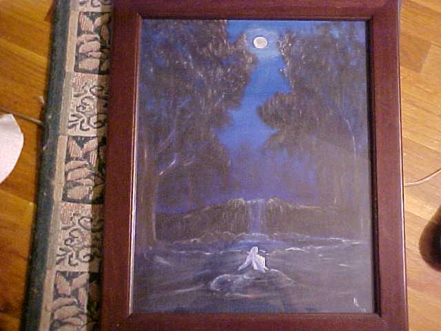 This is one of the paintings I did and had framed for the convention.