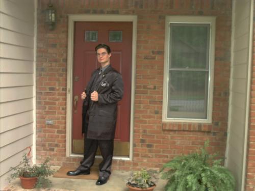 Me at prom, sporting my zoot suit, florsheims, and a bad haircut.  Now you people finally have a picture of me!