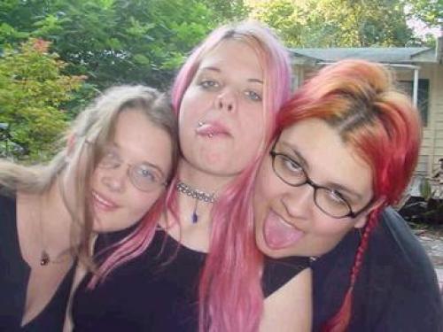 Iam the one on the left, my friend Faith is in the middle, and my other friend Amy is on the right.
It is less than a year old but it is the most rescent that i have online.