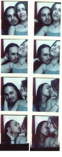 Me and Damion goofing around in the photobooth, thats my hun!(although, when he gets change from a change machine specifically to ride the helicopter in the kiddie corner I sometimes wonder if I'm dating a three year old,,, and why I didn't hop in the helicopter first!)