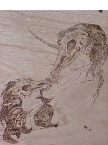 this is a woodburning I did and finished at conquest in kansas city.
I was happy with the result.