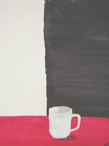 Still Life with a mug. I don't do these very often. This is actually the second one I've done, and to be honest it looks almost exactly like the first. 

