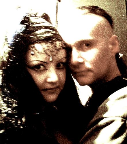 Here's one of my best friends. Stefan is a grumpy ol' Swede who runs Norway's only shop with decent music.  Yey!