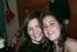 Me and my best friend, Sarah. Yes, my hair *is* wet. 