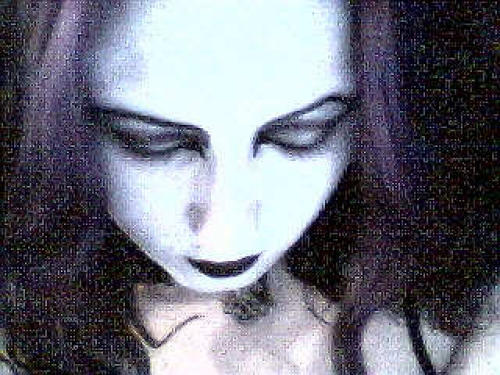 Thou arent truly goth with out the white face makeup.. UCK