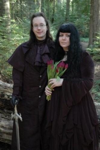 Photo from Feb 12 2006, taken just before the nordic handfasting ceremony.