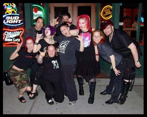 My friends and I outside McCoy's Firehouse where we did the Karaoke of Doom (literally.. if Richard didn't know the words he just said doom)