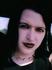 Breakin' out the black make-up for the Disturbed concert.  Summer of 2001.