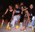yea this is me and my friends at my party yea im lame the bowling alley but it was black light night but you cant really tell my make up cuz the camera had a flash so it didnt show up oh well the ppl go left to right
cadie, tasha,robbie, me, and patty....more to come