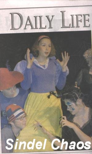 this was in sundays paper which would be todays.  its promoting our school play i am morag in the play....can you spot witch(heehee)one is me