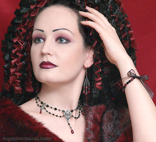 From a recent shoot for my accessories store, Art of Adornment.  Beaded necklace, beaded stretch bracelet, chandelier earrings. http://www.artofadornment.ca